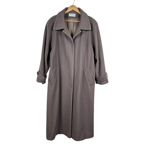 VTG Forecaster of Boston 100% Pure Wool Womens Peacoat Sz 16 Made in USA - Picture 1 of 12